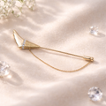 Diamond Accent Lapel Pin Brooch