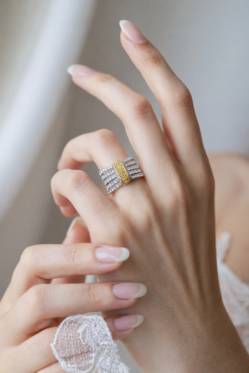 Multi Band Diamond Ring