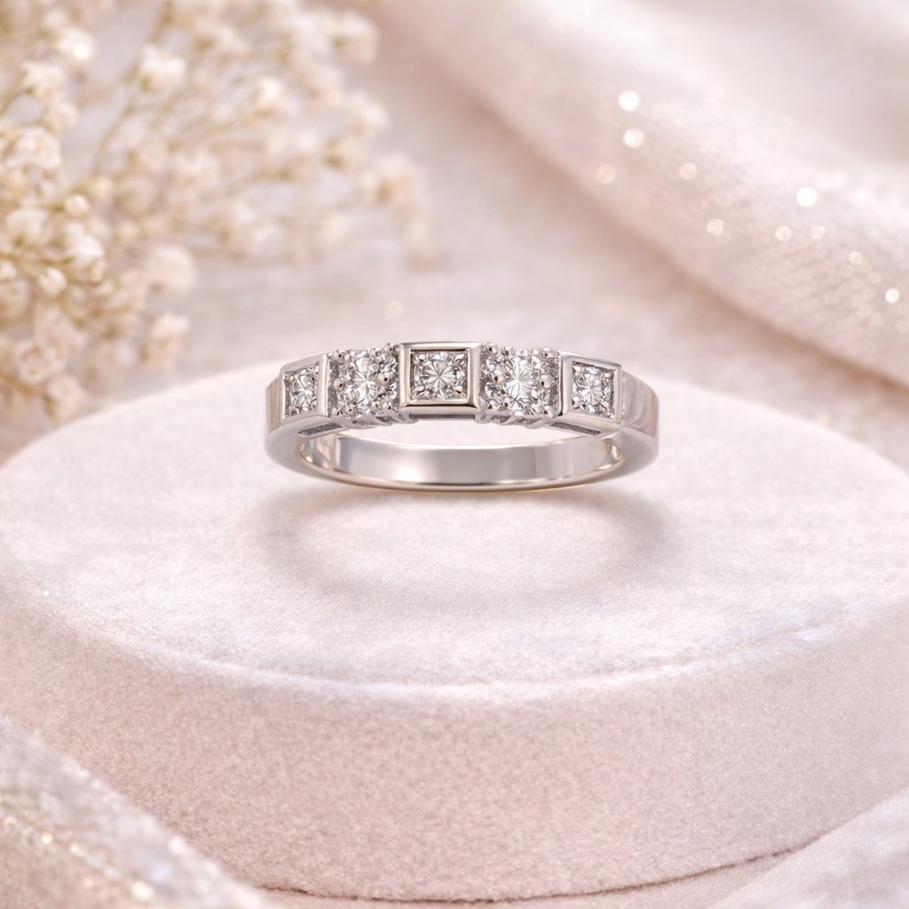 Diamond Cluster Ring (Platinum)