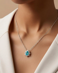 Paraiba Pendant Necklace